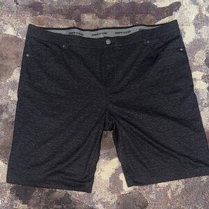 Jermyn And Bond - Modern Fit 4-Way Stretch 5-Pocket Grey/Black casual shorts.